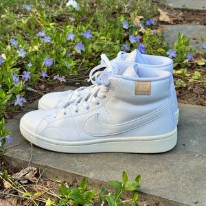 Nike White High-Top Sneakers